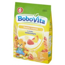 BoboVita kaszka manna o smaku owocowym po 6 miesiacu